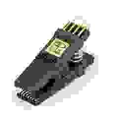 923665-16 16pin Wide SOIC Test Clip - Gold